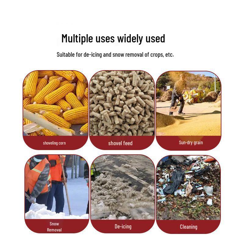 Durable Tempered Transparent Plastic Grain & Snow Shovel