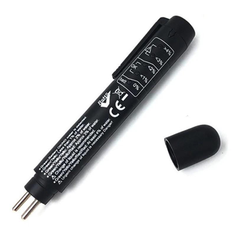 

2023 100% High Quality Brake Fluid Tester Car Brake Fluid Digital Tester Suitable for Determining Brake Fluid drect чёрный
