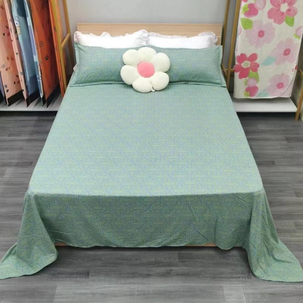 Soft and Skin-friendly Single Print Duvet Cover & Brushed Bed Sheet - 1.5 Meter