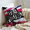 Cushion Cover  Linen  SkinFriendly Soft Decorative Case For Sofa Home Decor Punk Rock Band SSex Pistols Pillow Cover