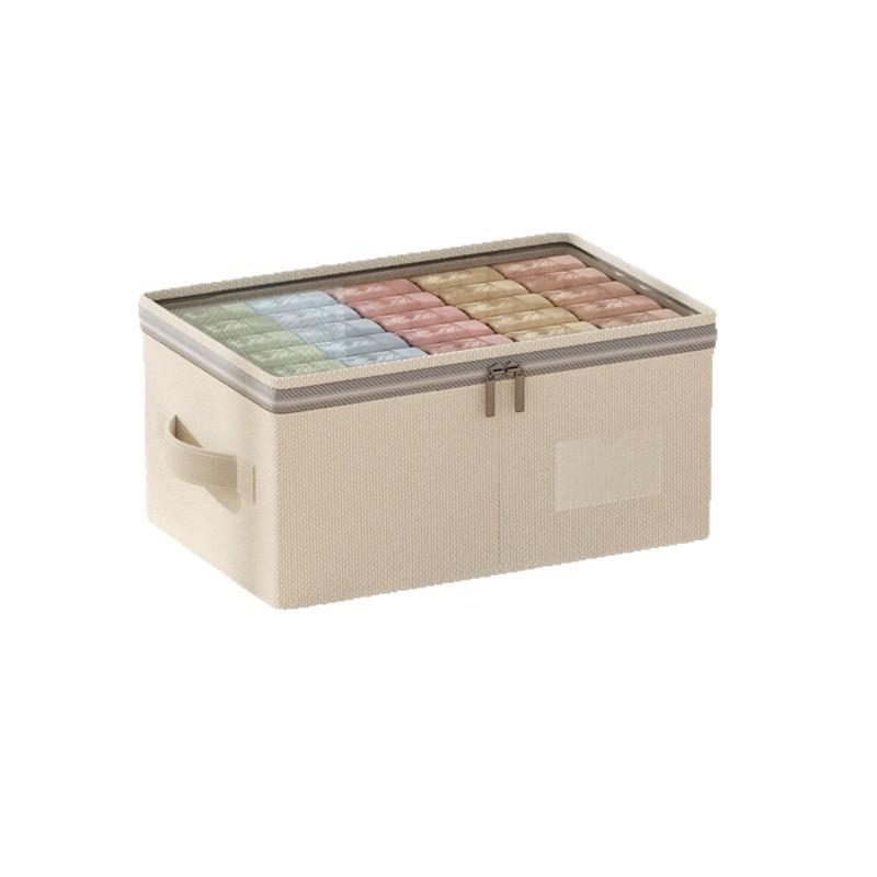New Tianshan Cotton & Linen Large Washable Storage Box for Clothes