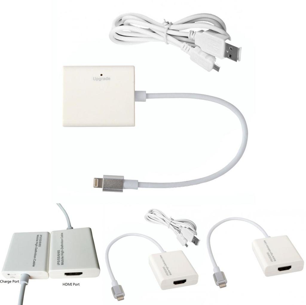 Apple Lightning To Hdmi Adapter Cable With Copper Core For Screen Mirroring And Hd Video Streaming