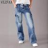Pantaloni e capris a vita alta con stampa tinta unita casual alla moda da donna
