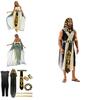 Egyptian Pharaoh Cleopatra Cosplay Costume With Polyester Fabric For Adults