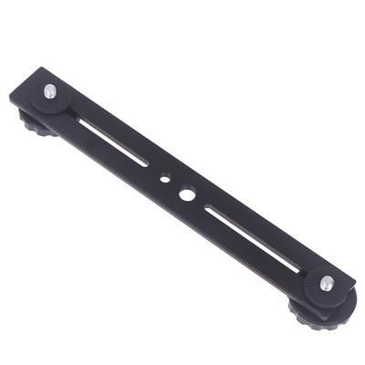 Dual Camera Mount Tripod Bracket Camera Flash Brackets Extension Bar With 1/4" Screw For Camera Dslr Led Light Stand Microphone