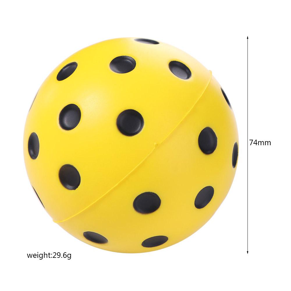 High Elasticity Foam Pickleballs Practice Balls 74mm Exact Real Ball  Birthday Gift