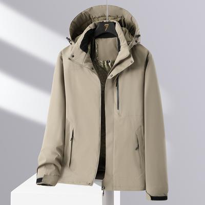 New Spring and Autumn Thin Jacket, Mountaineering Waterproof and Windproof Jacket, Work Wear, Loose Casual Jacket
