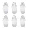 12PCS Plant Pots with Wicking System Transparent Double Layer Design Pots with Labels for Small Indoor Plants