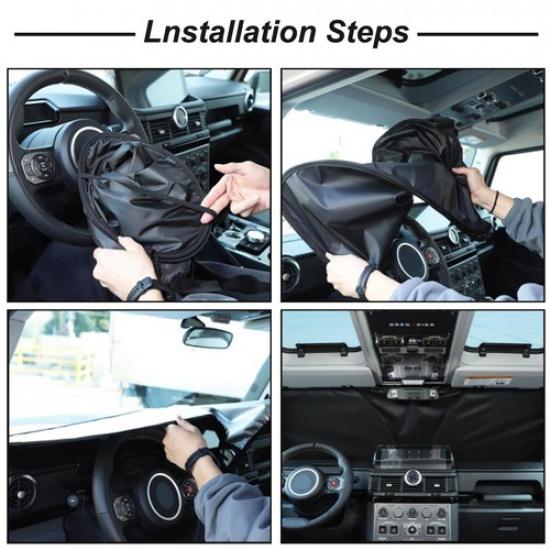 Auto Sonnenschutz Windschutzscheibe Fenster Zierleiste Abdeckung Für LR Range Rover Sport L494 14-22