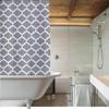 Custom Thick Polyester Waterproof Bathroom Shower Curtain With Digital Printing Nordic Style