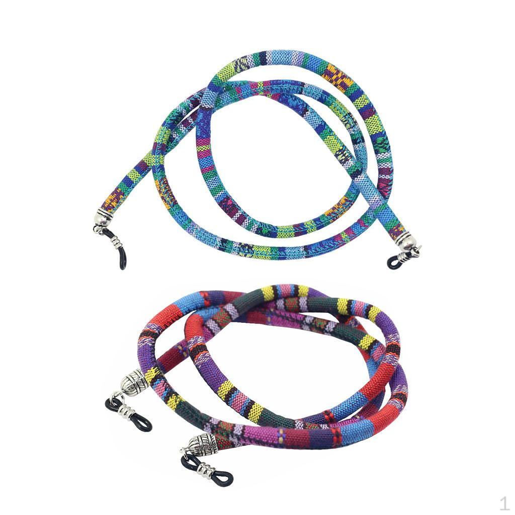 

2 шт. Винтажная бохо веревка для очков ремешок держатель цепочка