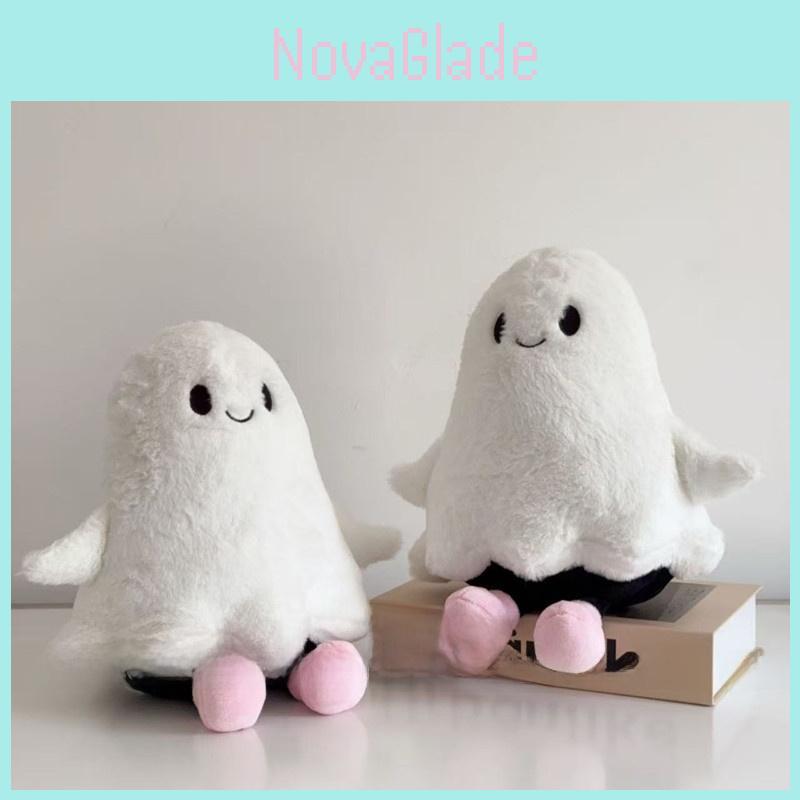 Creepy Ghost Plush Toy With Soft Short Pile Fabric For Halloween Decorations And Kids Gifts