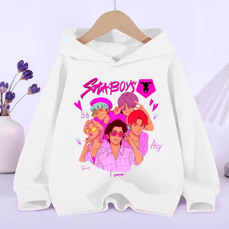 Kpop Demon Hunter Best-selling Children Kawaii Irumi Mira Zoe Hoodie 2025 Autumn Winter Fashion Casual Girls  Sports Hoodie