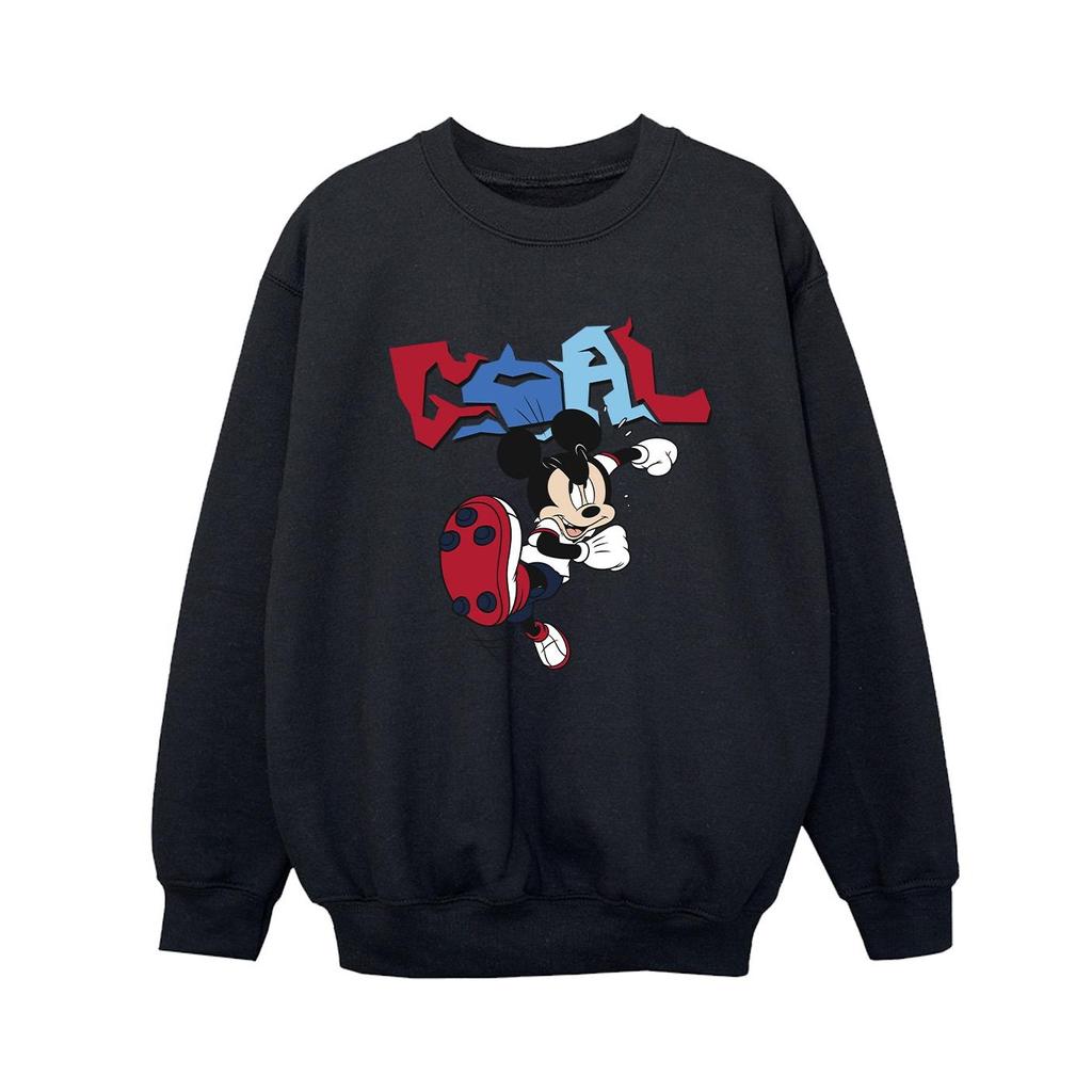Disney Boys Mickey Mouse Goal Striker Pose Sweatshirt