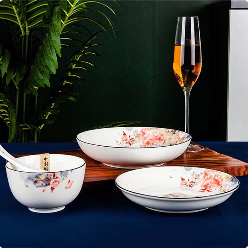 Tang Hui 12-Piece Ceramic Dinnerware Set