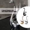 Stainless Steel Swanning Designs Utensils Holder Kitchen Decoration Spoon Forks Rest Tableware Stand for Dinner Table