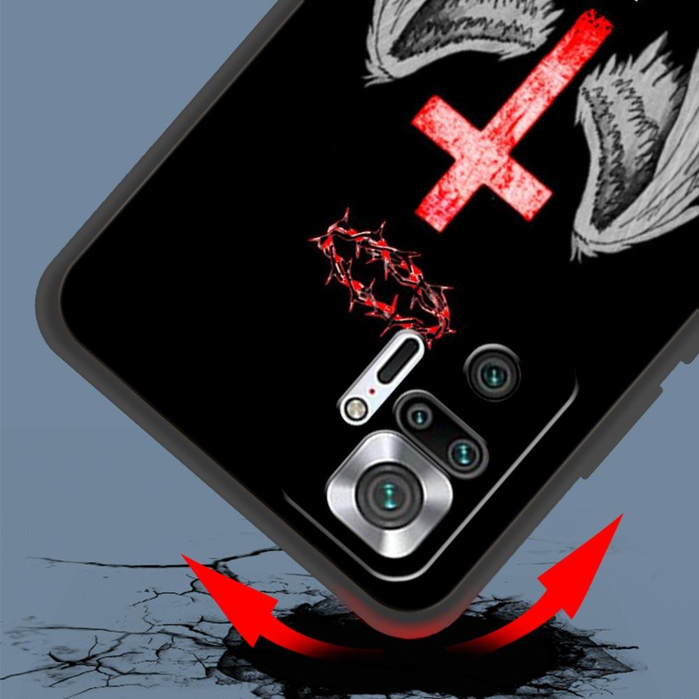 Cross Pattern Element Design Phone Case Cover for Redmi 14C 10C Note 15 14 13 12 10 11 K40 Pro Plus 5G Soft TPU Shockproof Capas
