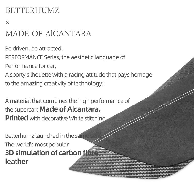 For Ford Mustang GT 2015-2025 Made of Alcantara Center Console Side Leg Pad Panel Trim Sticker Car Interior Tuning Accessories