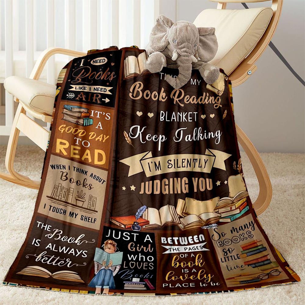 1pc Mom's Love Blanket Soft Cozy Lightweight for Travel Camping Picnics Sofa Office Bed Living Room Perfect Gift for Friends and Family