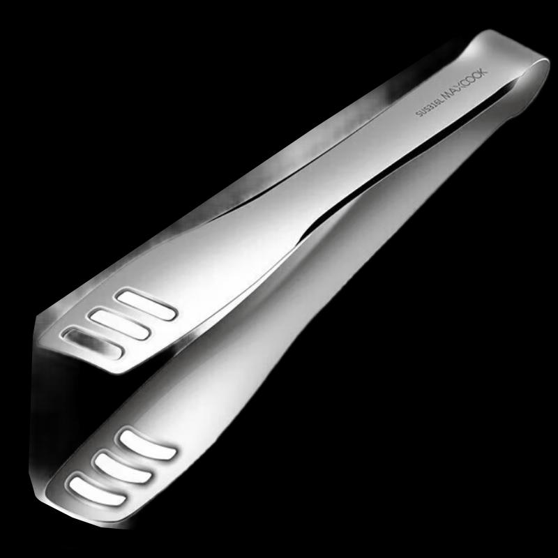 Meichu 316L Stainless Steel Lengthened Food Tongs
