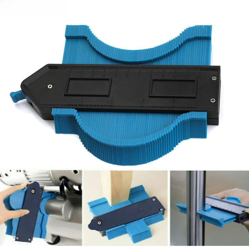 Universal Multi-Functional Curve Contour Shaper Ruler for Woodworking