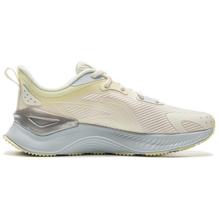 Li-Ning Comfortable Versatile Shock Absorbing Resilient Wear Resistant Low Top Casual Running Shoes Women sneaker Off-White ARHV022-5