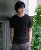 HYOJI 26 Ss Semi-Crop Waffle Color Block Layered Short Sleeve T-Shirt (3 Colors)