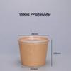 Disposable Kraft Paper Soup Containers