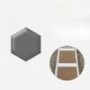 1PC25x28cm Anticollision Hexagonal Headboard Bed Soft Bag Set Wall Sticker Tatami Decor Aesthetic Home Decoration