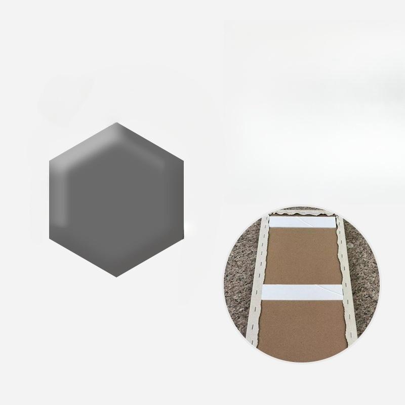 1PC25x28cm Anticollision Hexagonal Headboard Bed Soft Bag Set Wall Sticker Tatami Decor Aesthetic Home Decoration