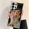 Lizards Geckos Cute Pet Plating Phone Case For Samsung Galaxy S24 S25 FE S26 Edge S23 Ultra S22 S21 Plus S20 Anti-Fall Airabag C