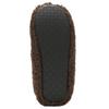 Warm Room Slippers with Size M [mianshe] Heels, Unisex, Fluffy, Lightweight, Washable, Brown,