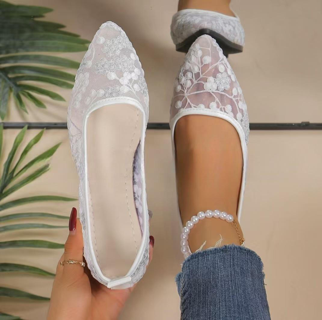 

Women Flat Shoes New Summer Flat Sneakers Women Shoes Breathable Mesh Ballet Loafers Shoes Zapatos De Mujer 36 белый