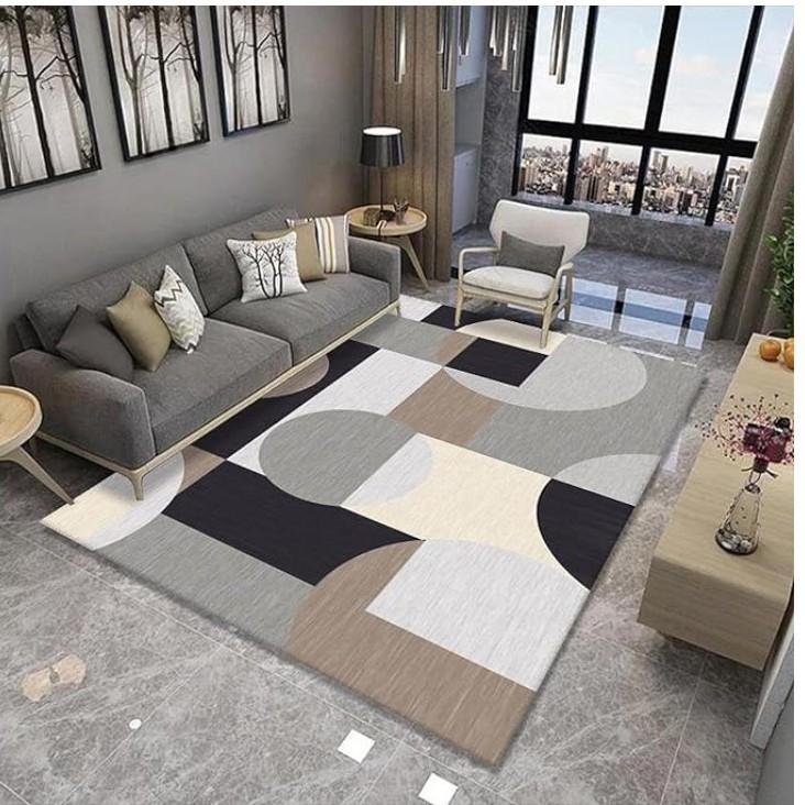 Living Room Carpet Coffee Table Sofa Bedroom Fully Covered Large Area Sofa Carpet