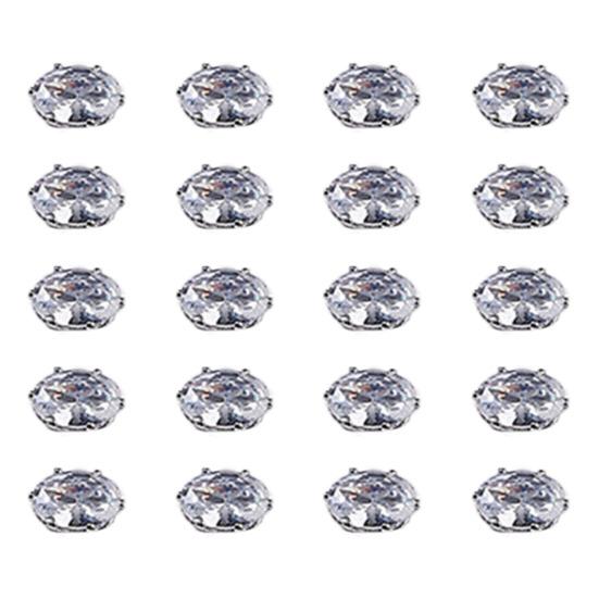 20Pcs Decorações de unhas Forma irregular Brilhante Não-Oxidação À prova de ferrugem Zinco Brilhante Nail Art Ornamento Manicure DIY