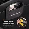 coajtd1 Car Center Console Side Paper Towel Key Storage Bag Pocket Organizer Bags For KIA Sportage Rio K5 K2 Optima Cerato Proceed Venga