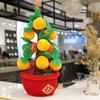 Year of the Dragon Prosperity Orange Tree Ornament: Festive New Year Decoration with Blooming Flowers
