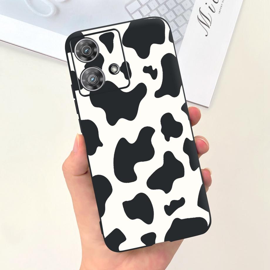 Etui do Motorola Moto Edge 40 Neo 5G Fajny Styl Miękki Silikon Guma Odporne na Uderzenia Pokrowiec na Telefon Wzór Kreskówkowy Fundas Edge40 Neo