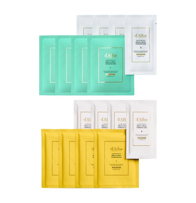 d’Alba White Truffle Serum & Cream Modeling Mask 66g (Soothing/Cooling · Nutrition/Moisture)  (7 Options)