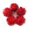 30pcs Large Glitter Tinsel Pom Poms Sparkle Balls for DIY Craft,Cat Toys-Red(1.5")