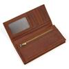 RFID Leather Long Wallet Retro Crazy Horse Leather Long Leather Zipper Wallet Multi Card Mens Long Purse Husband Father Gift