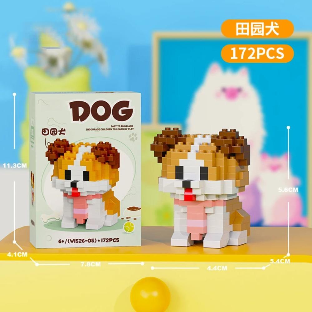 Adults Animals Micro Particle Building Blocks Toy for Children 6 to 12 Years Old Boy Birthday Gift Dog Cat Mini Bricks Girl Toys