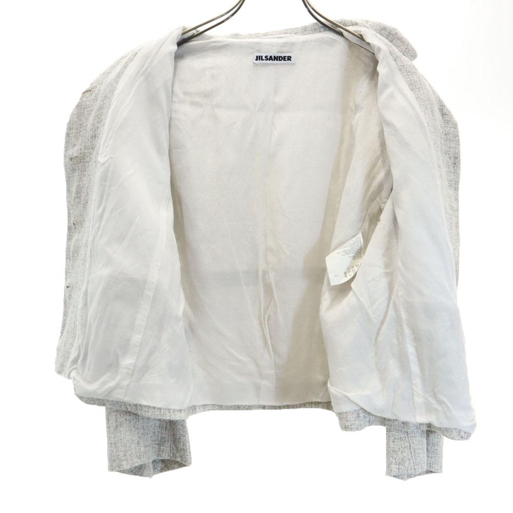 Jil Sander 100% len, vyrobeno v Itálii Kostýmek Sako 38/Neznámá šedá Dámský Použitý