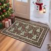 Christmas Festival Decoration Entrance Door Corridor Carpet Non-Slip And Stain-Resistant Mat Home Decoration
