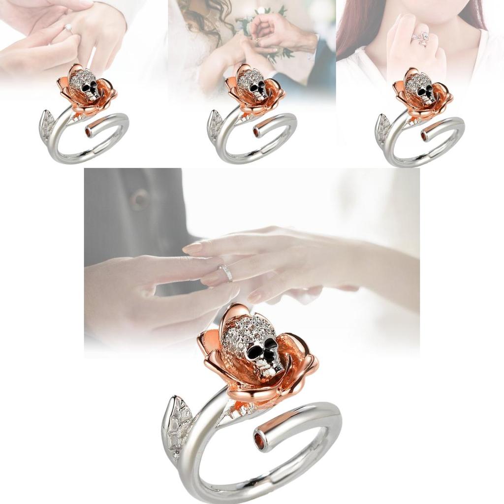 Elegant Zircon Inlaid Copper Ring Trendy Lightning And Meteor Design For Men And Women