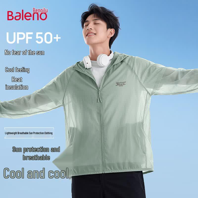 Baleno Men s Hooded UV Protection Sun Shirt 4XL