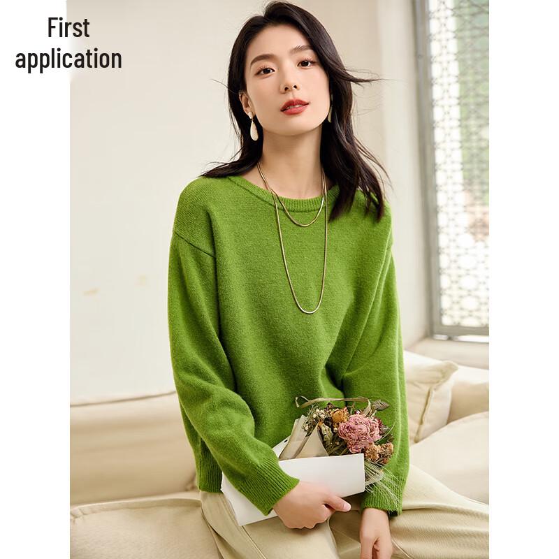 Chushen Women s Autumn Winter Loose Fit Knit Sweater M