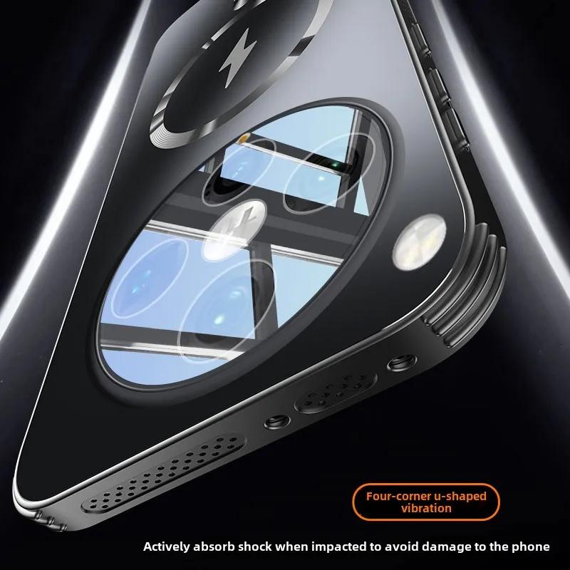 Magnetic Car Phone Case for Oppo Find X8, Full Lens Protection, Hollow Heat Dissipation, New