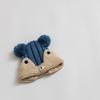 Korean-Style Hand-Knitted Wool Hat for Newborns – Warm, Windproof, and Ear-Protective for Boys and Girls.