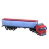 1:43 Engineering Tank Container Truck Model Toy PullBack Highly Simulation Children Vehicle Toy(Red